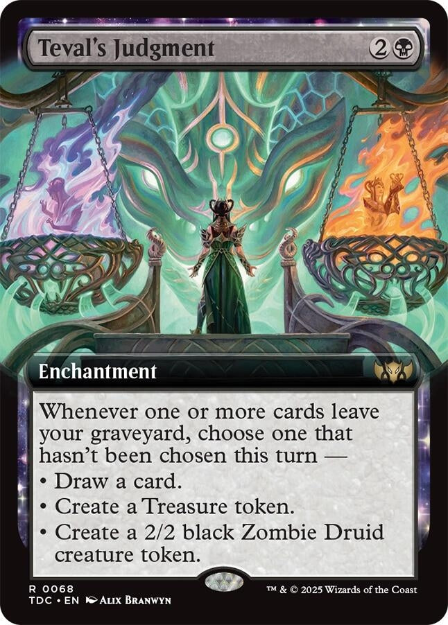 Image for Teval's Judgment (Extended Art) (68) - Magic: The Gathering