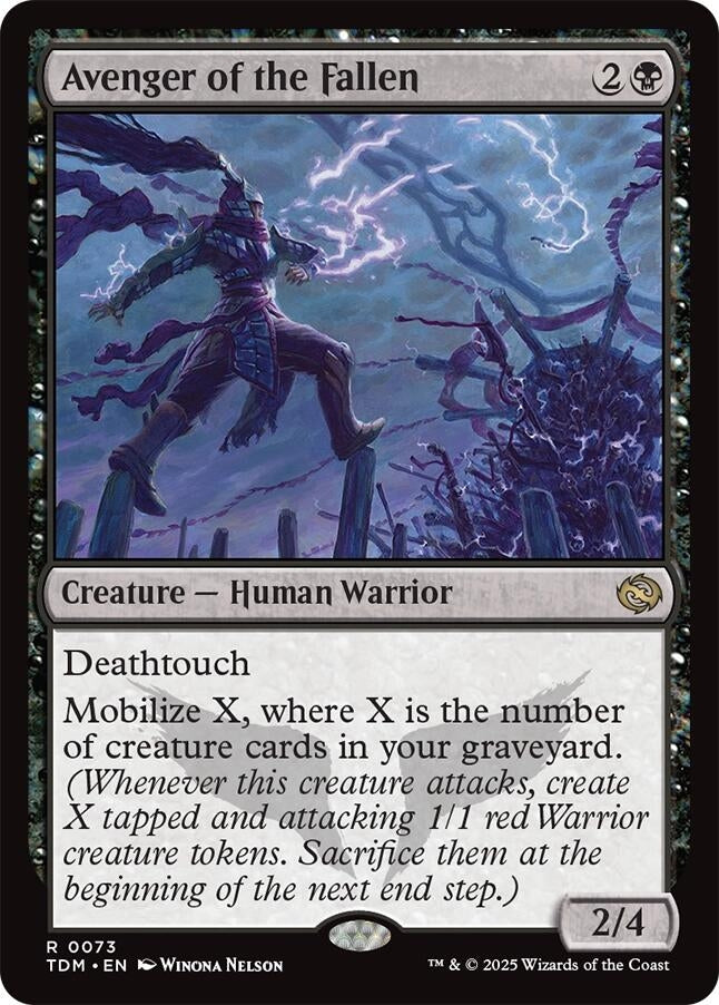 Image for Avenger of the Fallen (73) - Magic: The Gathering