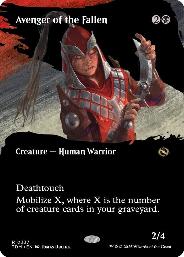 Image for Avenger of the Fallen (Borderless) (337) - Magic: The Gathering