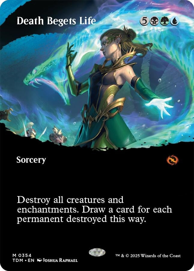 Image for Death Begets Life (Borderless) (354) - Magic: The Gathering