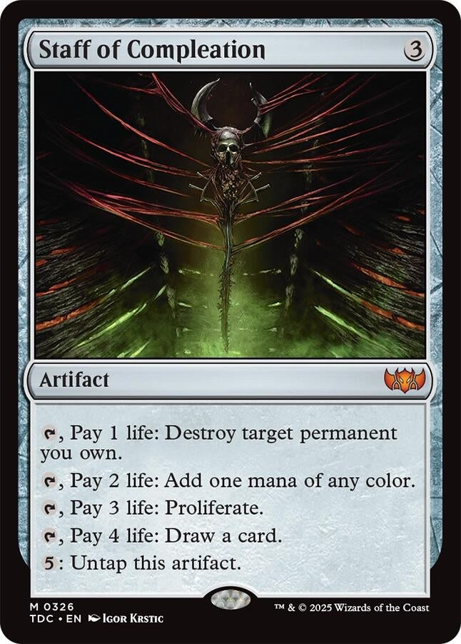 Image for Staff of Compleation (326) - Magic: The Gathering