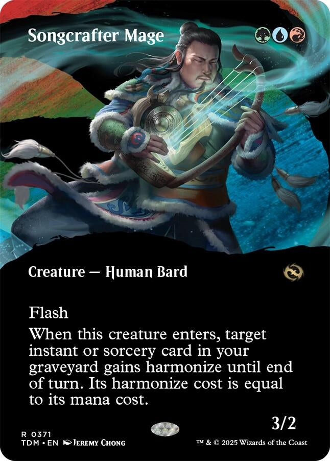Image for Songcrafter Mage (Borderless) (371) - Magic: The Gathering