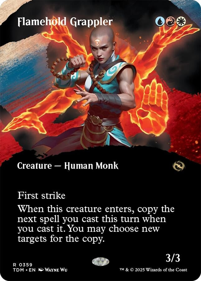 Image for Flamehold Grappler (Borderless) (359) - Magic: The Gathering