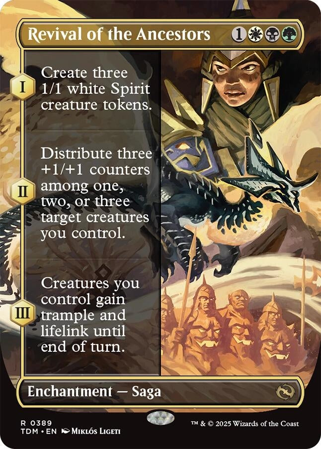 Image for Revival of the Ancestors (Borderless) (389) - Magic: The Gathering