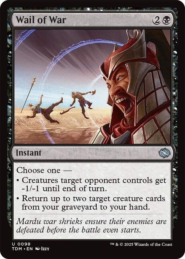 Image for Wail of War (98) - Magic: The Gathering