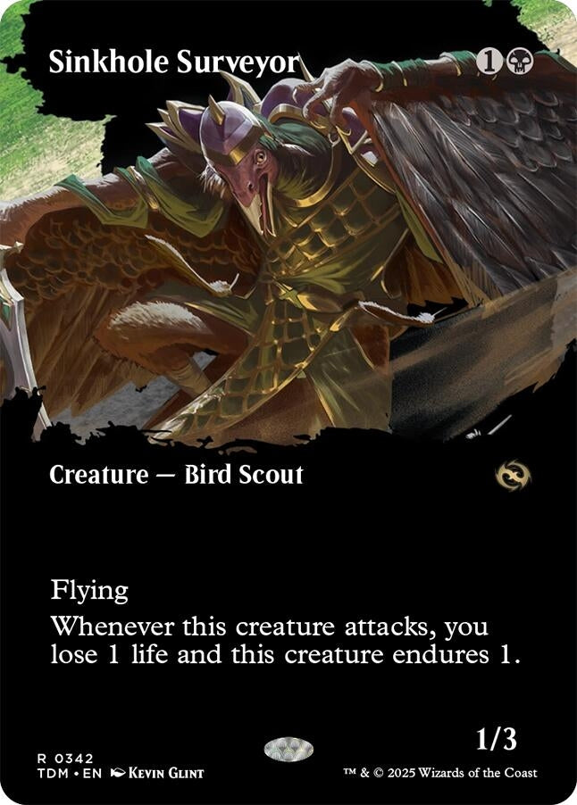 Image for Sinkhole Surveyor (Borderless) (342) - Magic: The Gathering