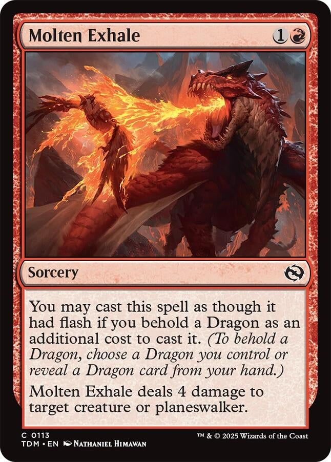 Image for Molten Exhale (113) - Magic: The Gathering