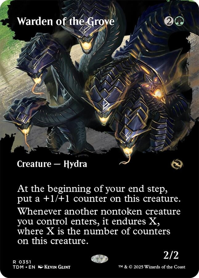Image for Warden of the Grove (Borderless) (351) - Magic: The Gathering
