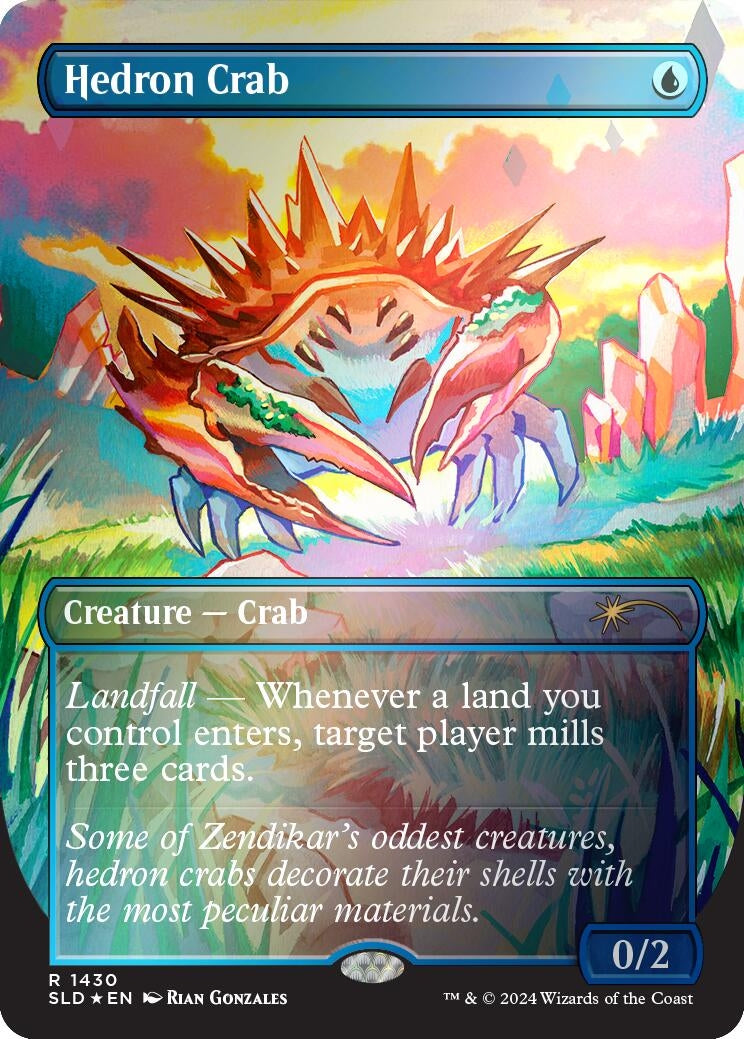 Image for Hedron Crab (Rainbow Foil) (1430) - Magic: The Gathering