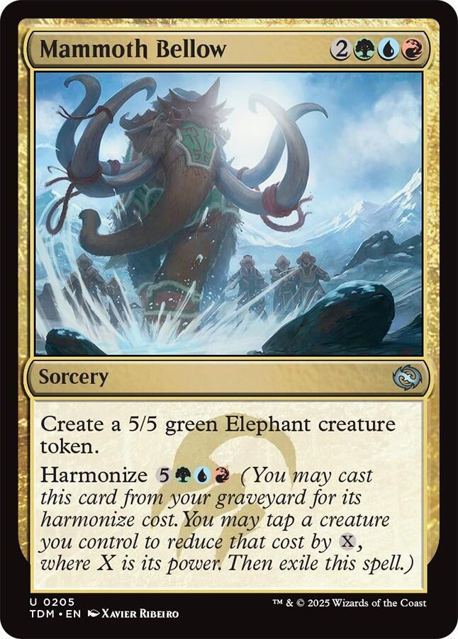 Image for Mammoth Bellow (205) - Magic: The Gathering