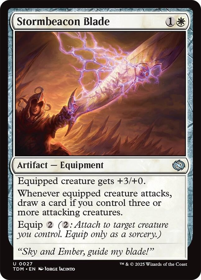 Image for Stormbeacon Blade (27) - Magic: The Gathering