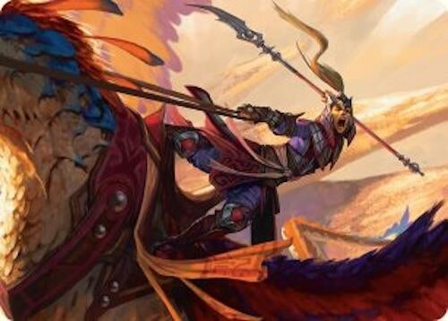 Image for Dragonback Lancer Art Card (3/54) (3) (AATDM) - Magic: The Gathering