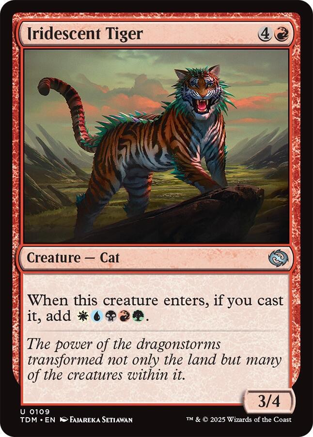 Image for Iridescent Tiger (109) - Magic: The Gathering