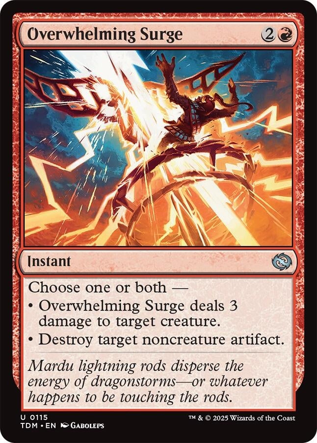 Image for Overwhelming Surge (115) - Magic: The Gathering