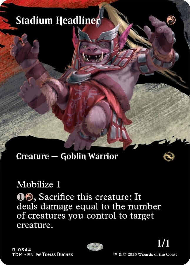 Image for Stadium Headliner (Borderless) (344) - Magic: The Gathering
