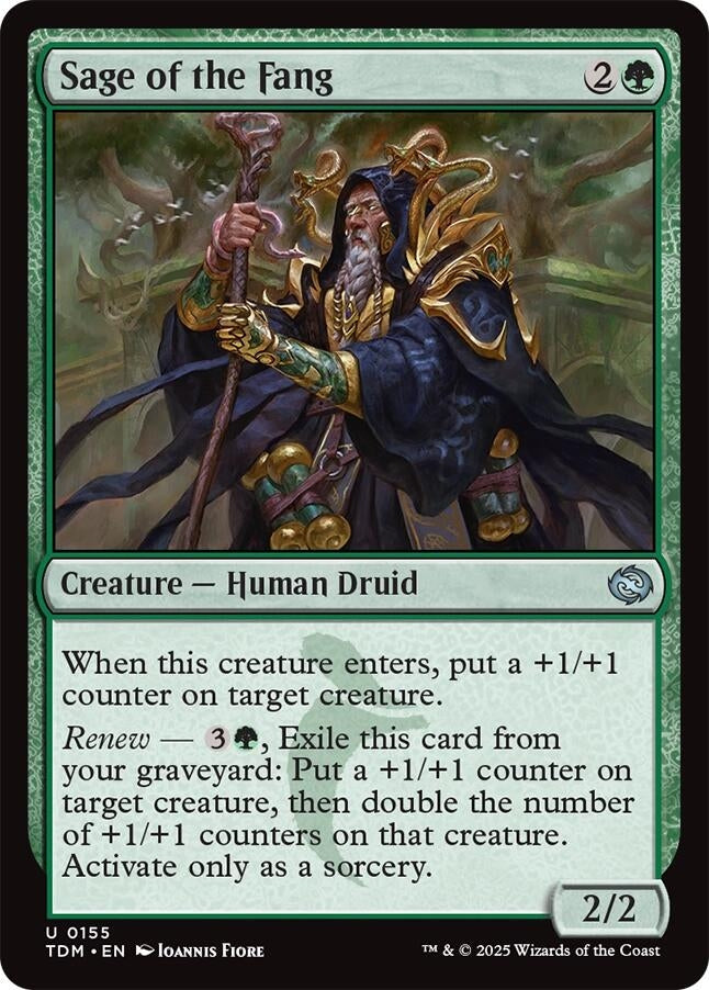 Image for Sage of the Fang (155) - Magic: The Gathering