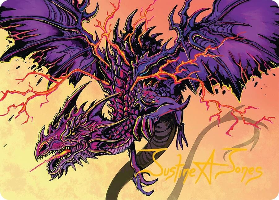 Image for Stormshriek Feral Art Card (35/54) (Gold-Stamped Signature) (35) - Magic: The Gathering