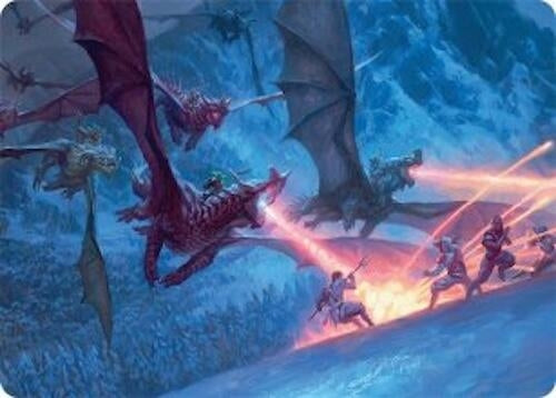 Image for Dragonback Assault Art Card (22/54) (22) (AATDM) - Magic: The Gathering
