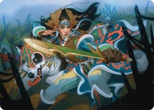 Image for Eshki Dragonclaw Art Card (23/54) (23) (AATDM) - Magic: The Gathering