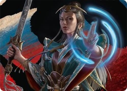 Image for Narset, Jeskai Waymaster Art Card (44/54) (44) (AATDM) - Magic: The Gathering