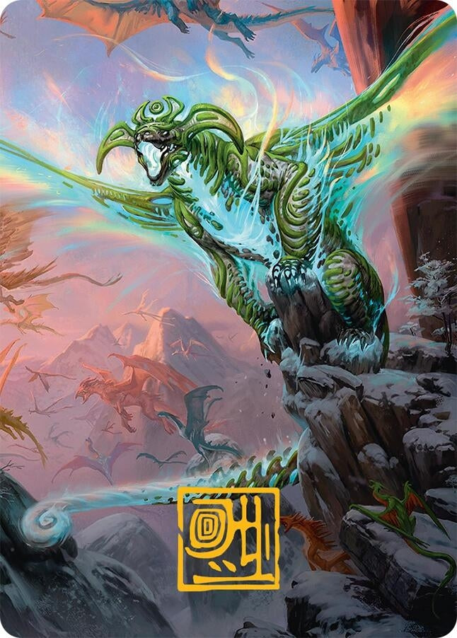 Image for Ureni of the Unwritten Art Card (51/54) (Gold-Stamped Signature) (51) (AATDM) - Magic: The Gathering