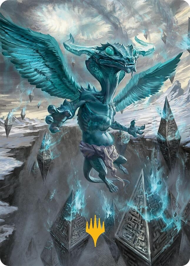 Image for Ugin, Eye of the Storms Art Card (47/54) (Gold-Stamped Planeswalker Symbol) (47) (AATDM) - Magic: The Gathering
