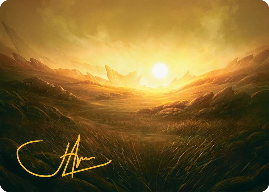 Image for Plains Art Card (31/54) (Gold-Stamped Signature) (31) - Magic: The Gathering
