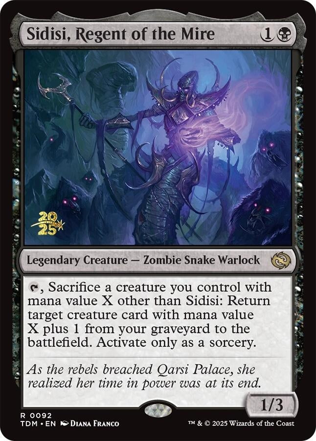 Image for Sidisi, Regent of the Mire (92) - Magic: The Gathering