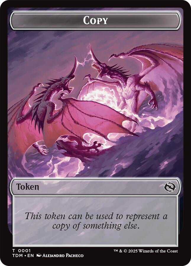 Image for Copy // Monk Double-Sided Token (1 // 3) - Magic: The Gathering