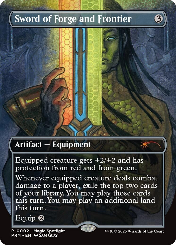 Image for Sword of Forge and Frontier (Borderless) (2) - Magic: The Gathering