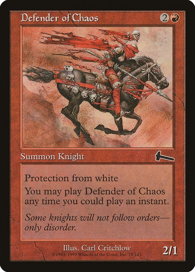 Image for Defender of Chaos (75) - Magic: The Gathering