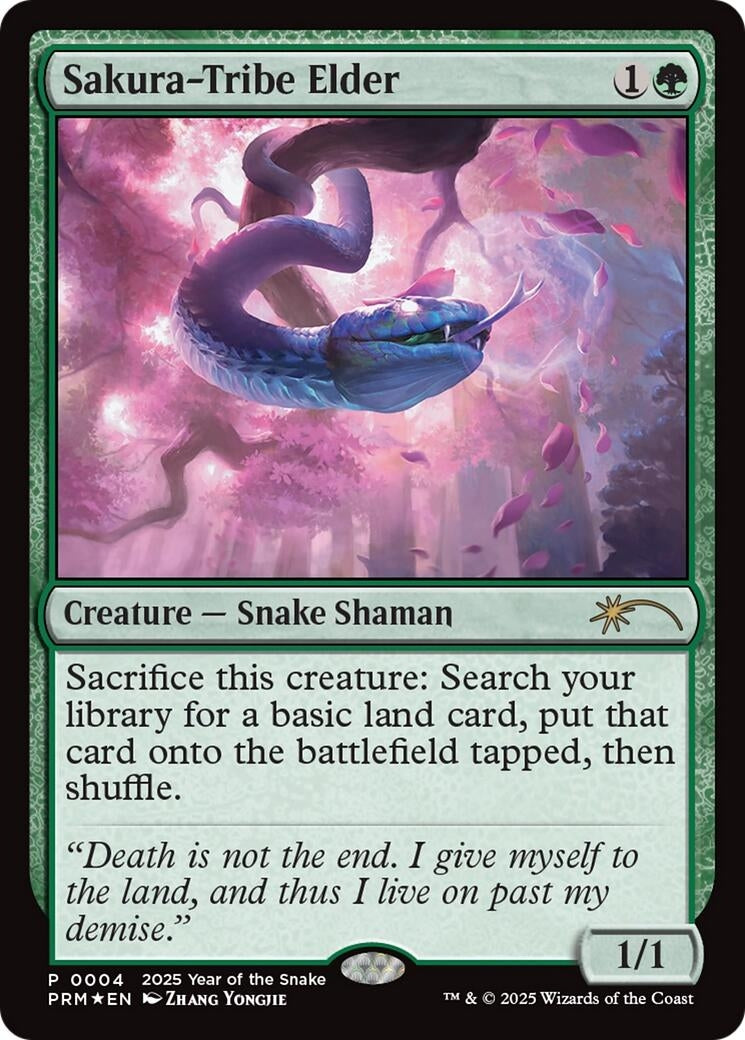 Image for Sakura-Tribe Elder (Year of the Snake 2025) (4) - Magic: The Gathering
