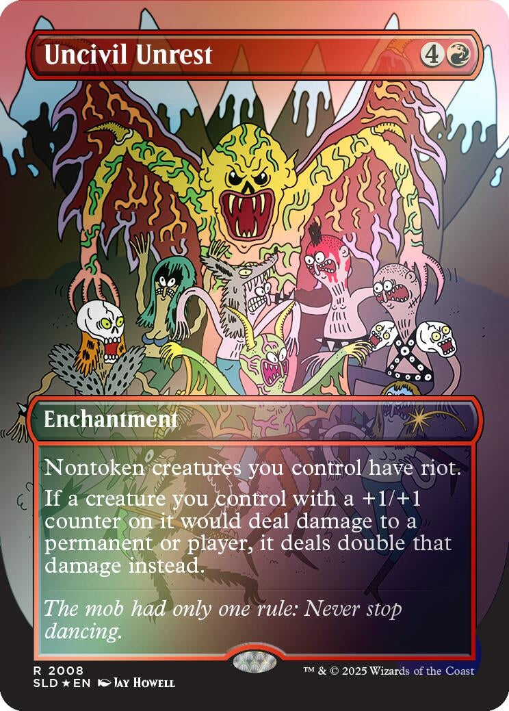 Image for Uncivil Unrest (Rainbow Foil) (2008) - Magic: The Gathering