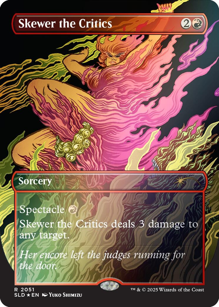 Image for Skewer the Critics (2051) (Rainbow Foil) (2051) - Magic: The Gathering