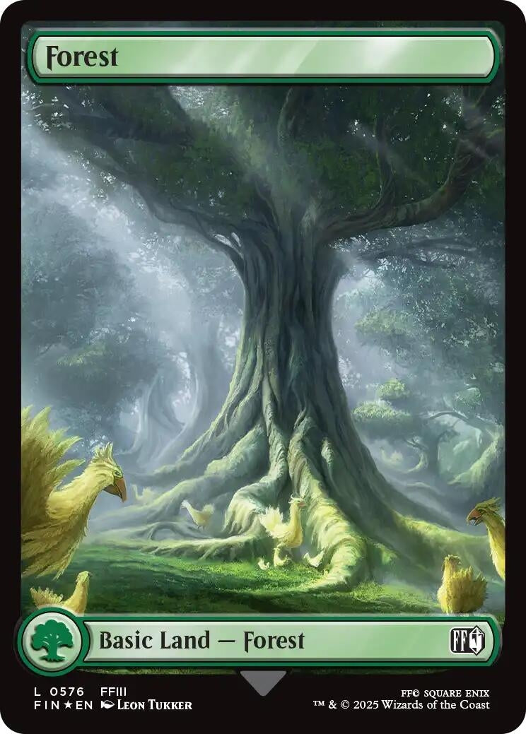 Image for Forest (0576) (Surge Foil) (576) - Magic: The Gathering