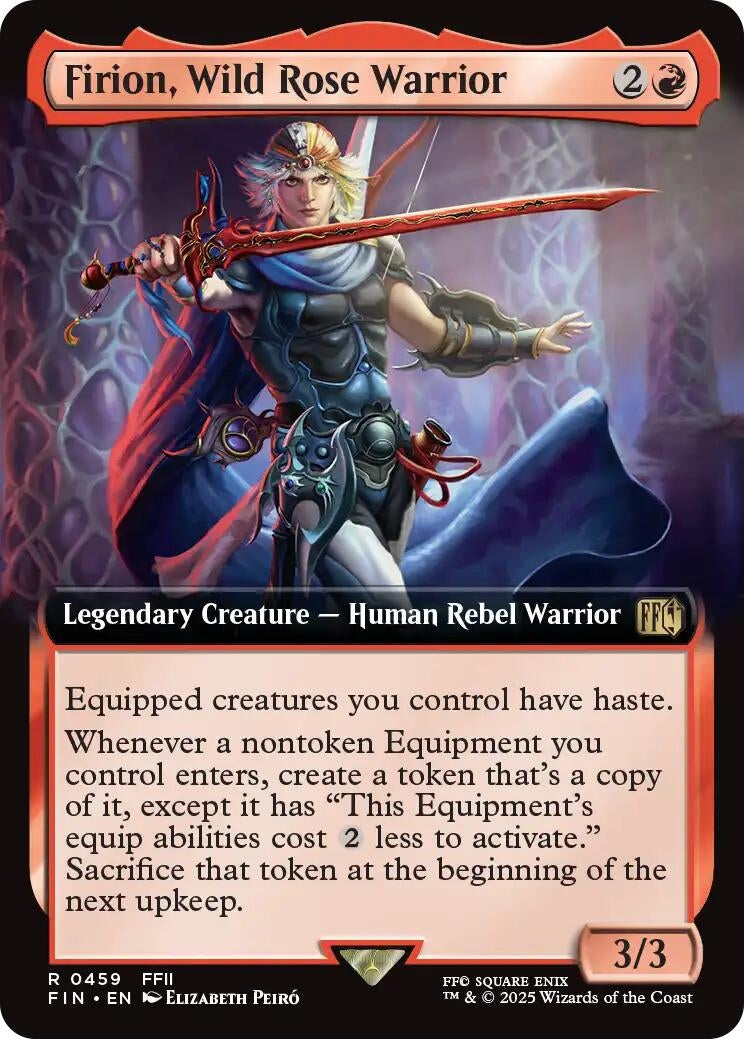 Image for Firion, Wild Rose Warrior (Extended Art) (459) - Magic: The Gathering