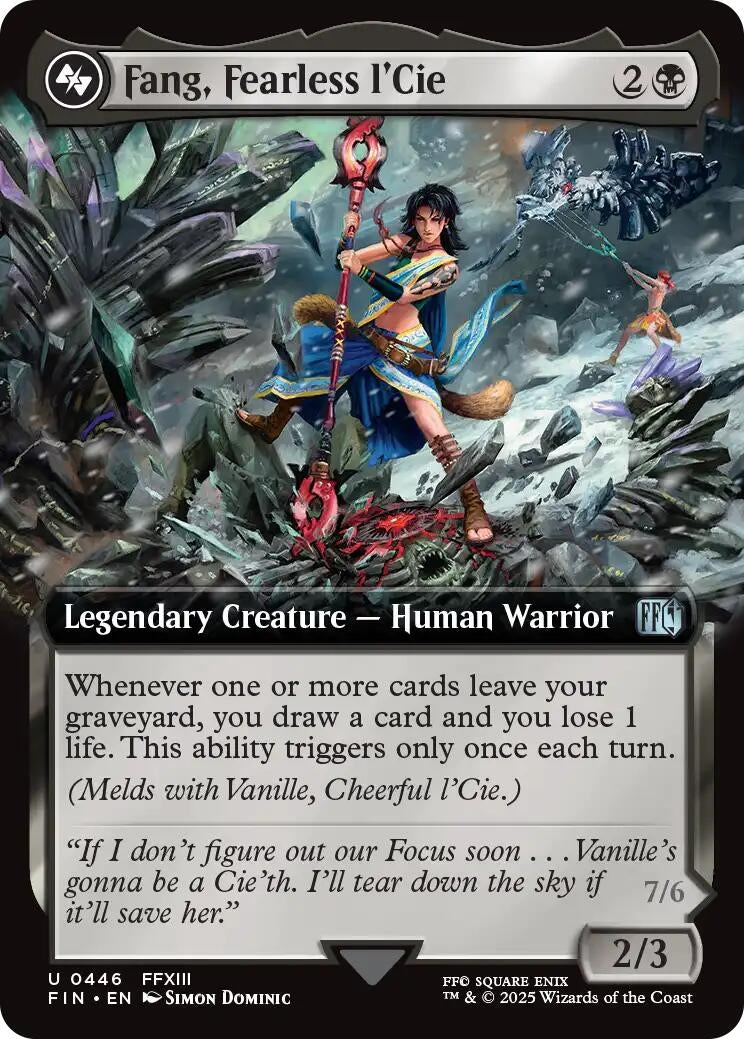 Image for Fang, Fearless l'Cie (Extended Art) (446) - Magic: The Gathering