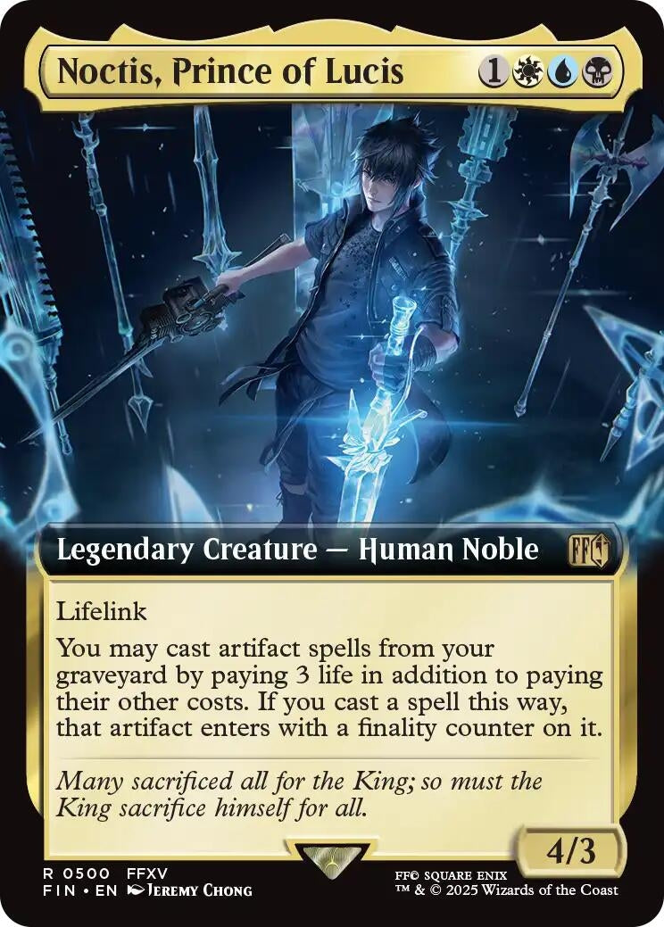 Image for Noctis, Prince of Lucis (Extended Art) (500) - Magic: The Gathering
