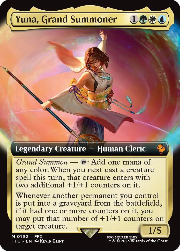 Image for Yuna, Grand Summoner (Extended Art) (192) - Magic: The Gathering