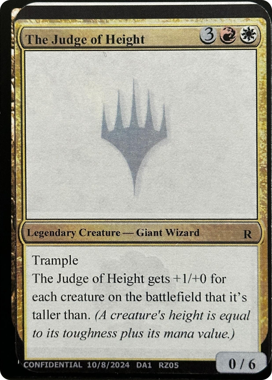 Image for The Judge of Height (UNK) - Magic: The Gathering