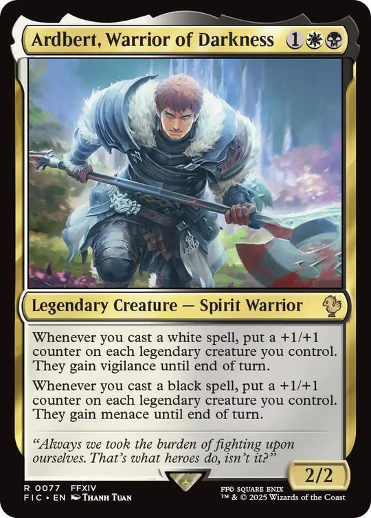 Image for Ardbert, Warrior of Darkness (77) - Magic: The Gathering