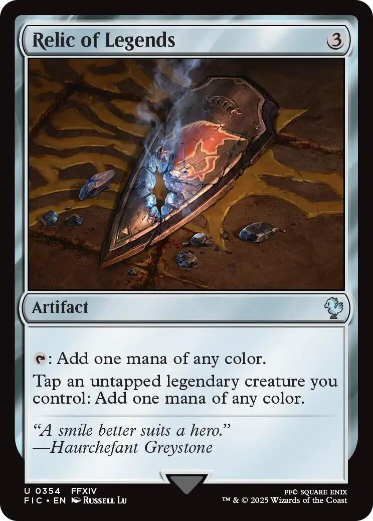 Image for Relic of Legends (354) (FIC) - Magic: The Gathering