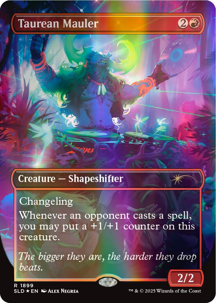 Image for Taurean Mauler (Double Rainbow Foil) (1899) (SLD) - Magic: The Gathering