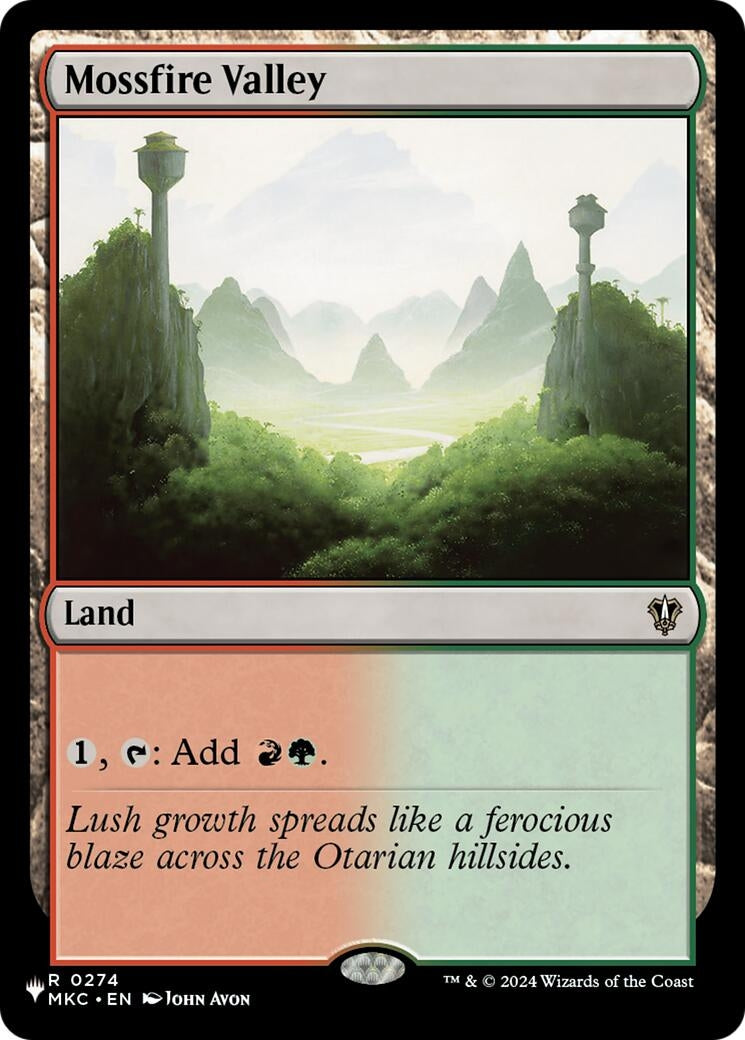 Image for Mossfire Valley (274) (LIST) - Magic: The Gathering