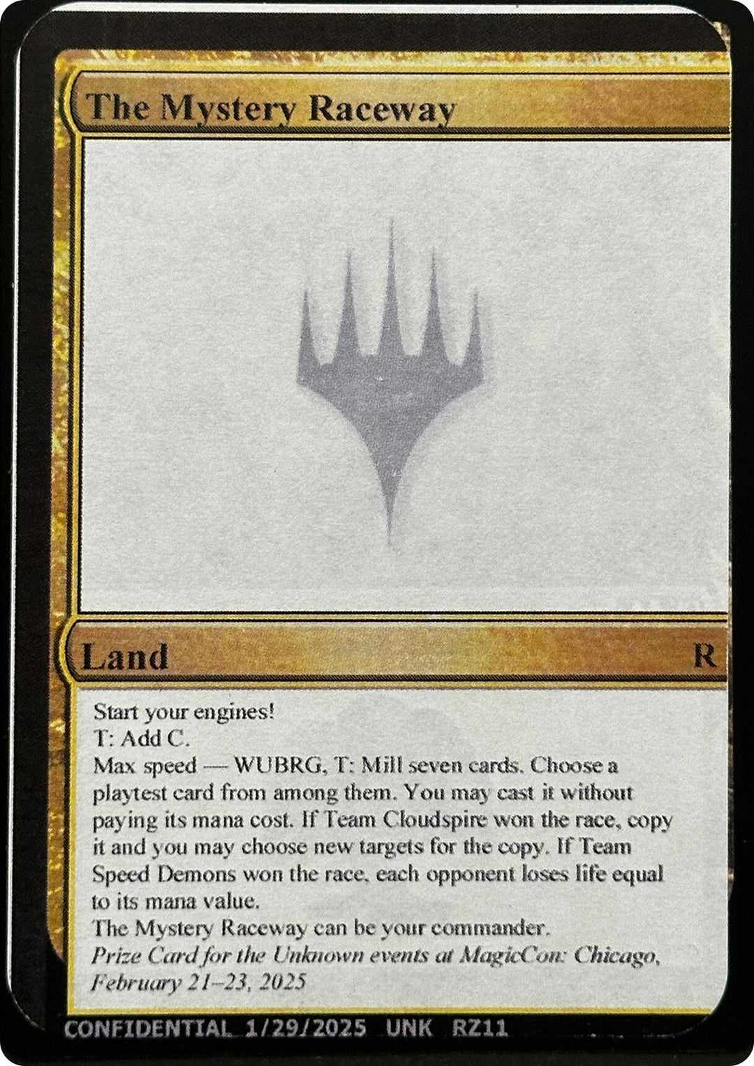 Image for The Mystery Raceway (UNK) - Magic: The Gathering