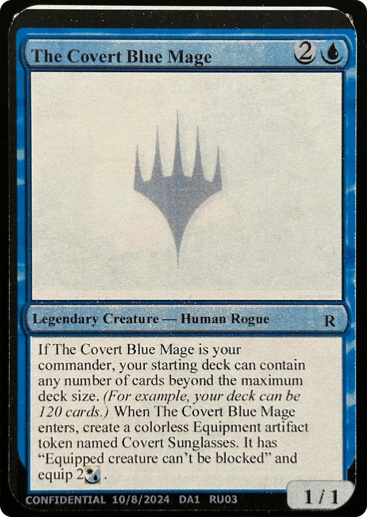 Image for The Covert Blue Mage - Magic: The Gathering