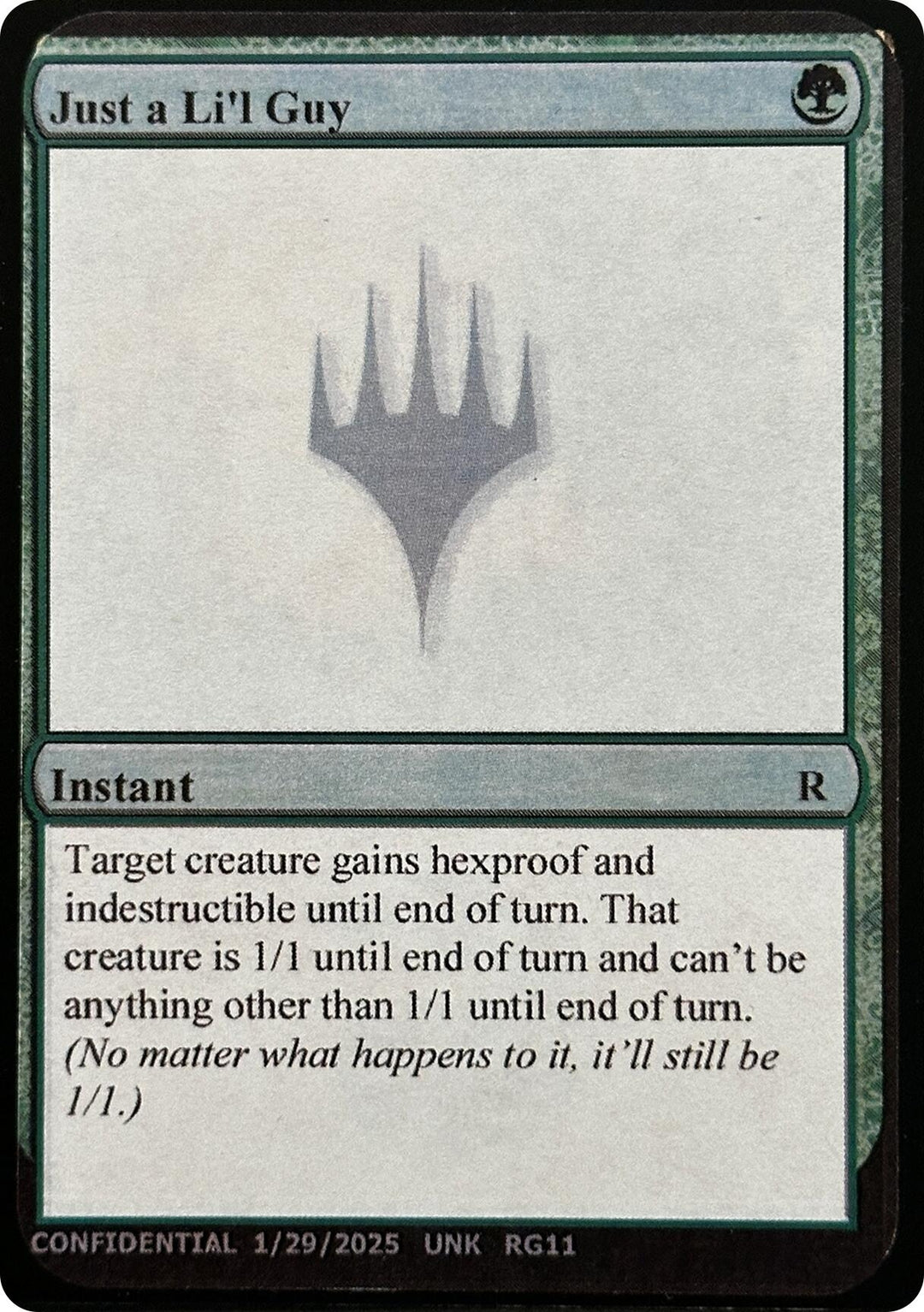Image for Just a Li'l Guy (UNK) - Magic: The Gathering