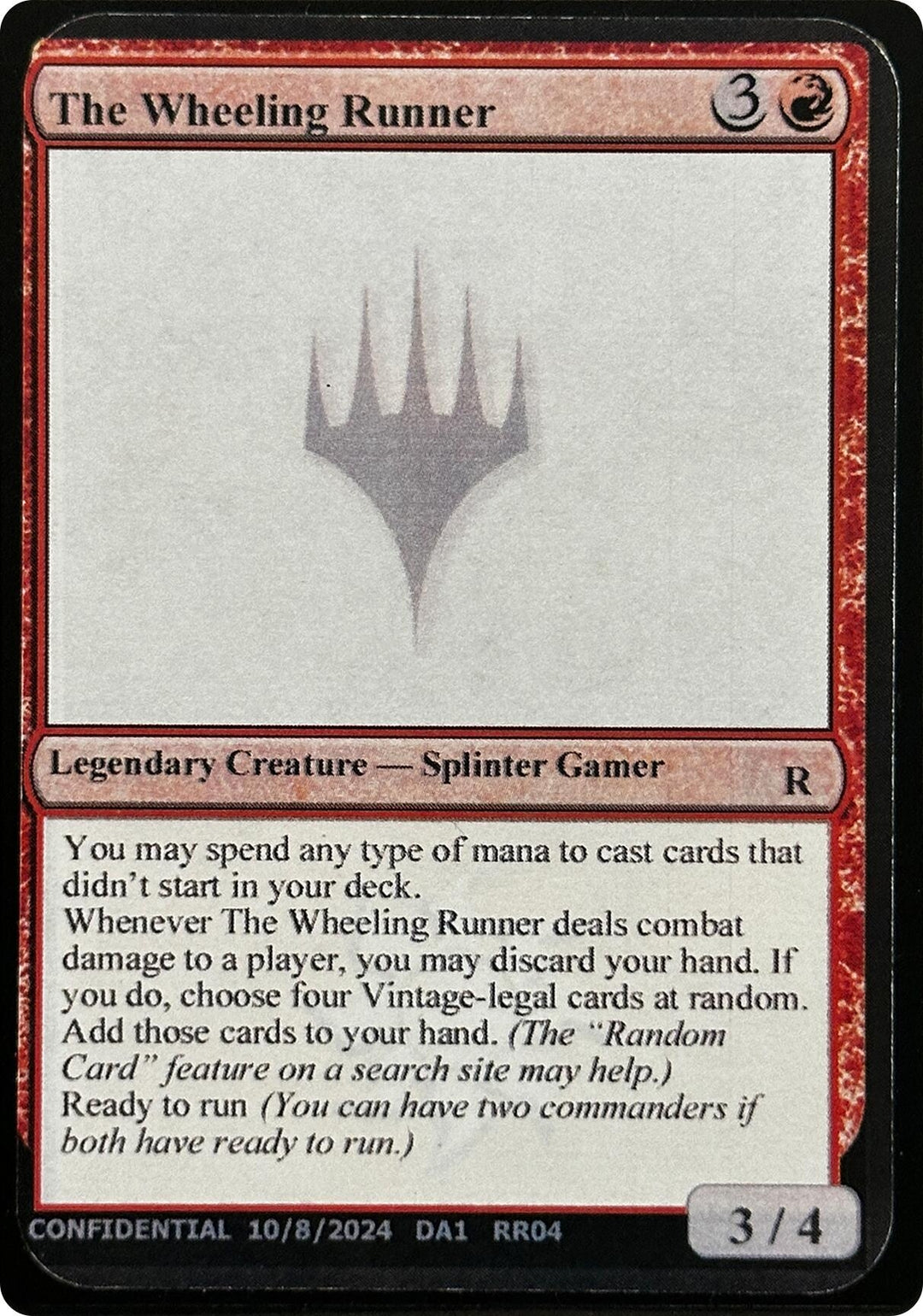 Image for The Wheeling Runner (UNK) - Magic: The Gathering