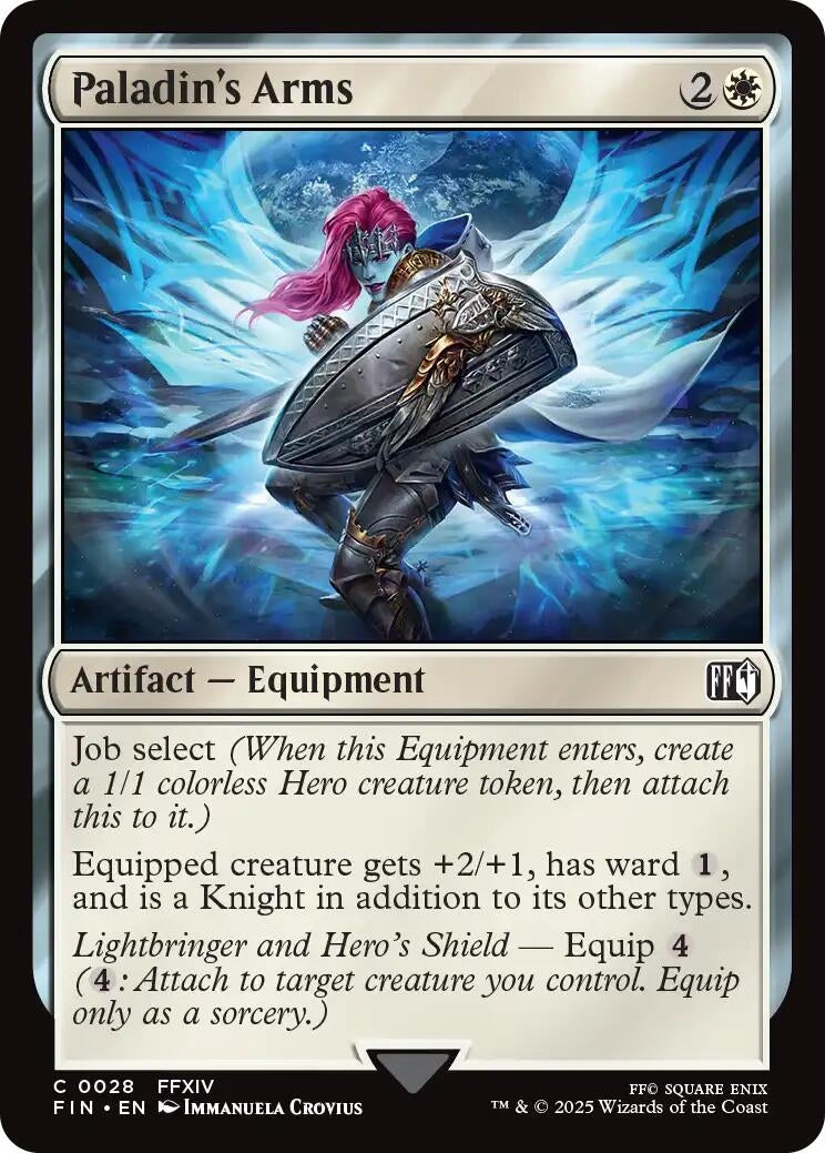 Image for Paladin's Arms (28) - Magic: The Gathering