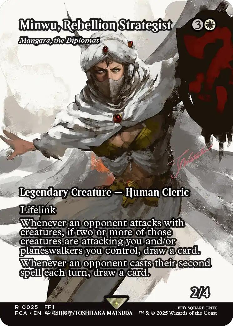 Image for Minwu, Rebellion Strategist - Mangara, the Diplomat (Showcase) (25) - Magic: The Gathering